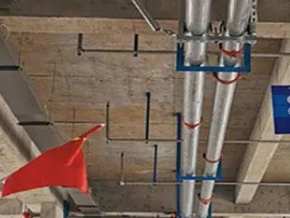 双流管廊支架的安装方法